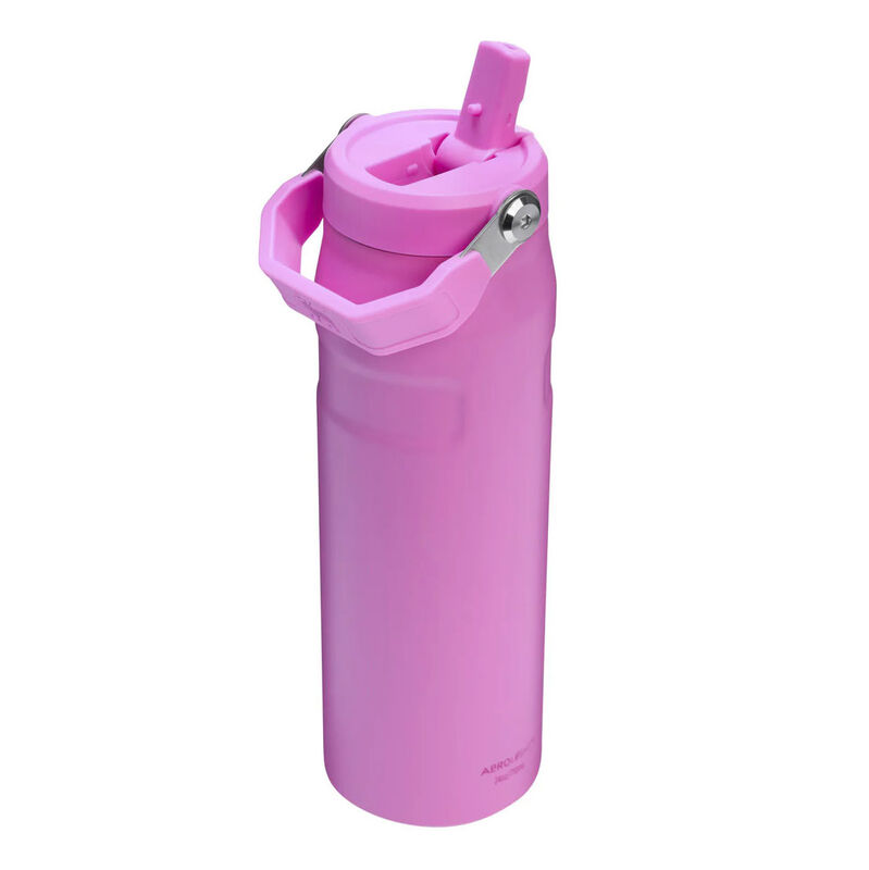 Stanley Summer Iceflow&trade; Bottle With Flip Straw Lid 24oz Popsickle Pink image number 1